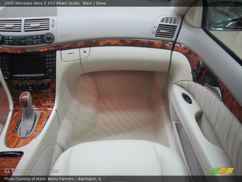 Black / Stone 2006 Mercedes-Benz E 350 4Matic Sedan