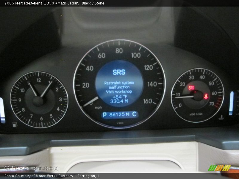 Black / Stone 2006 Mercedes-Benz E 350 4Matic Sedan