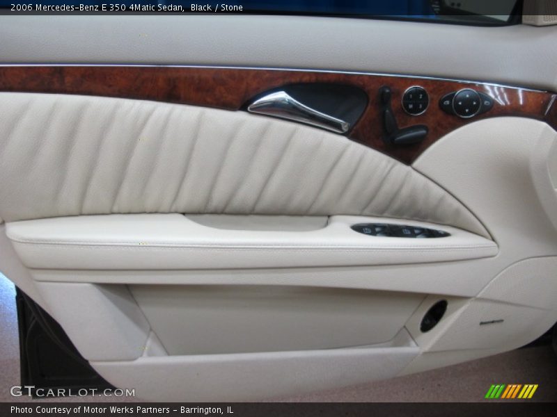 Black / Stone 2006 Mercedes-Benz E 350 4Matic Sedan