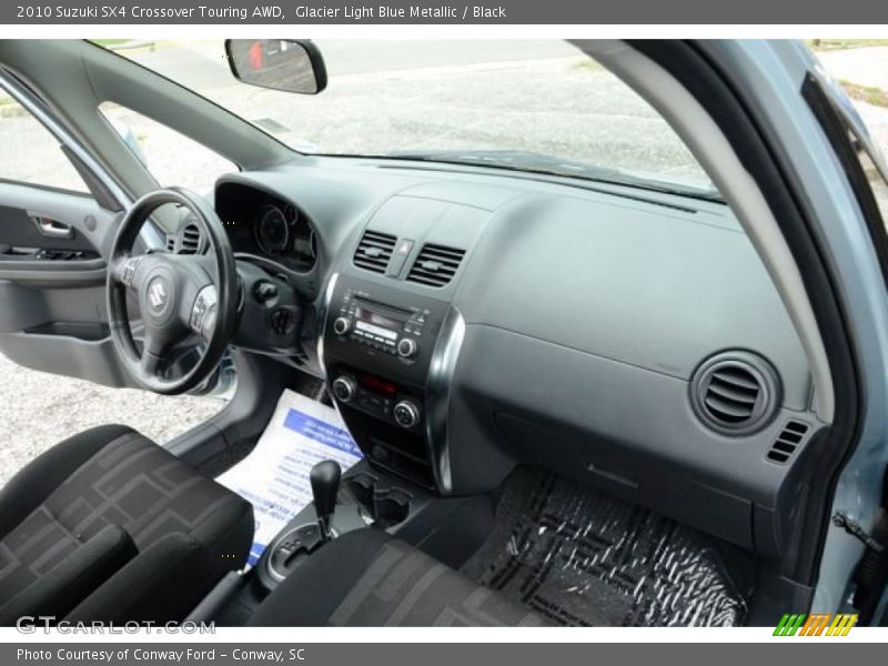 Glacier Light Blue Metallic / Black 2010 Suzuki SX4 Crossover Touring AWD