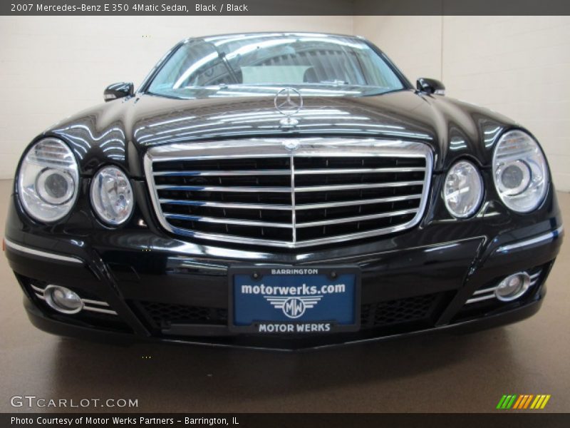 Black / Black 2007 Mercedes-Benz E 350 4Matic Sedan