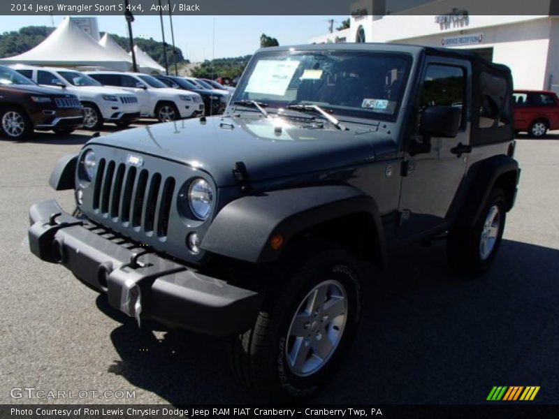 Anvil / Black 2014 Jeep Wrangler Sport S 4x4