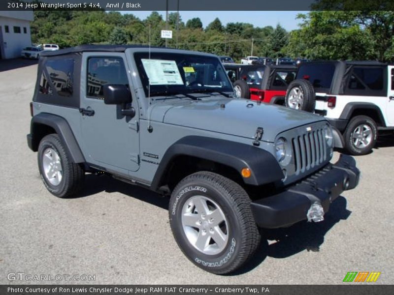 Anvil / Black 2014 Jeep Wrangler Sport S 4x4