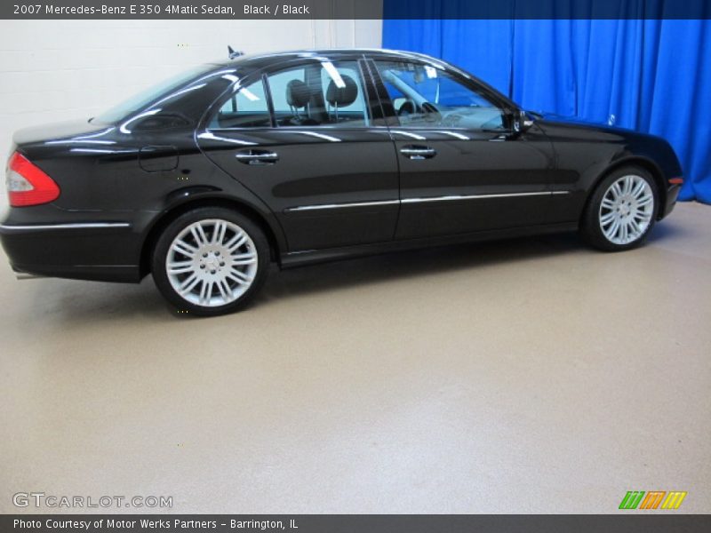 Black / Black 2007 Mercedes-Benz E 350 4Matic Sedan