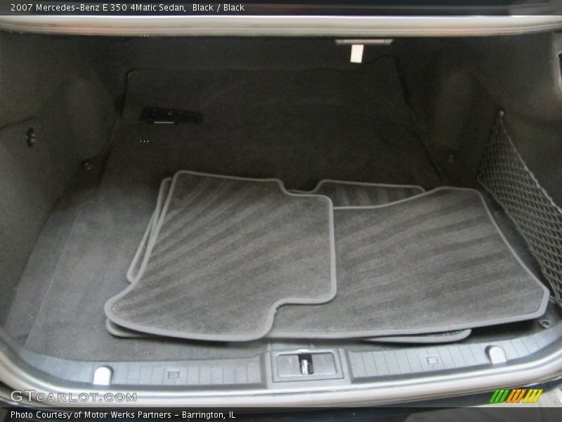 Black / Black 2007 Mercedes-Benz E 350 4Matic Sedan