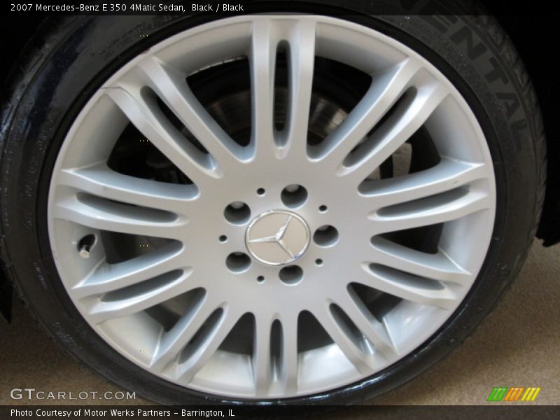 Black / Black 2007 Mercedes-Benz E 350 4Matic Sedan