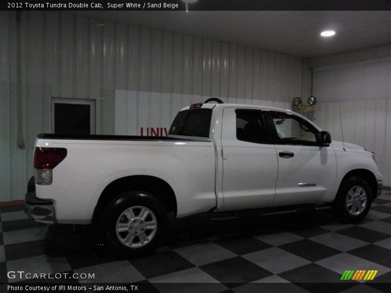 Super White / Sand Beige 2012 Toyota Tundra Double Cab