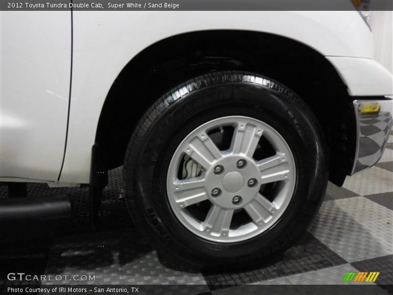 Super White / Sand Beige 2012 Toyota Tundra Double Cab
