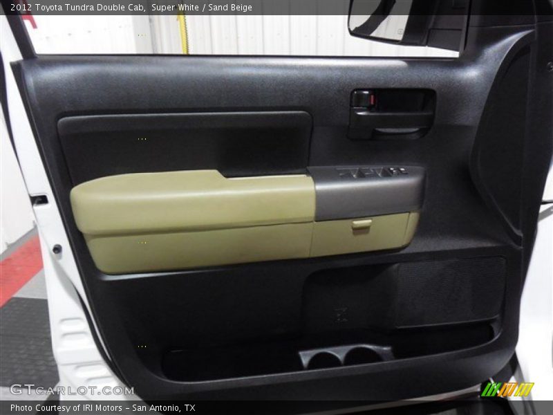 Super White / Sand Beige 2012 Toyota Tundra Double Cab