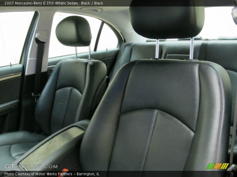 Black / Black 2007 Mercedes-Benz E 350 4Matic Sedan
