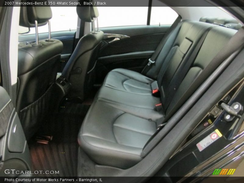 Black / Black 2007 Mercedes-Benz E 350 4Matic Sedan