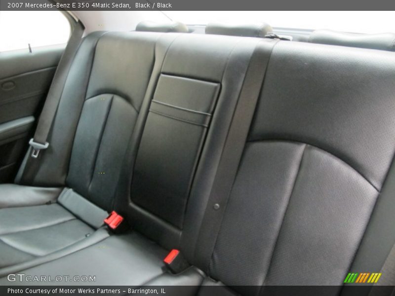 Black / Black 2007 Mercedes-Benz E 350 4Matic Sedan