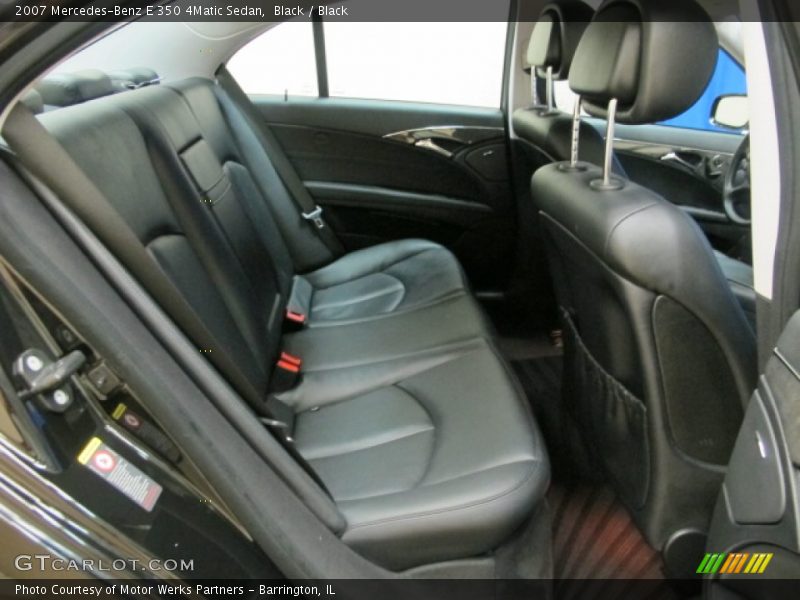 Black / Black 2007 Mercedes-Benz E 350 4Matic Sedan