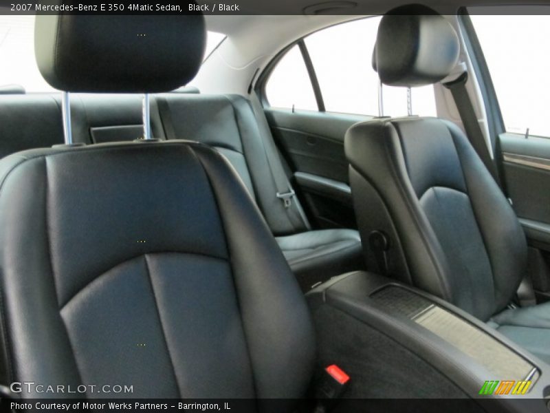 Black / Black 2007 Mercedes-Benz E 350 4Matic Sedan