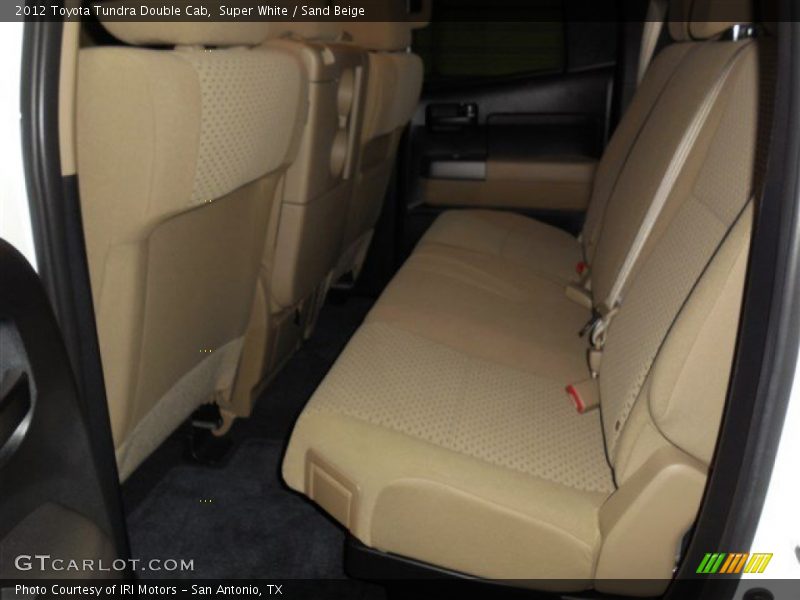 Super White / Sand Beige 2012 Toyota Tundra Double Cab