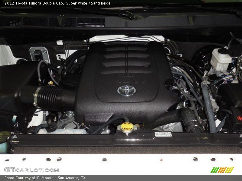 Super White / Sand Beige 2012 Toyota Tundra Double Cab