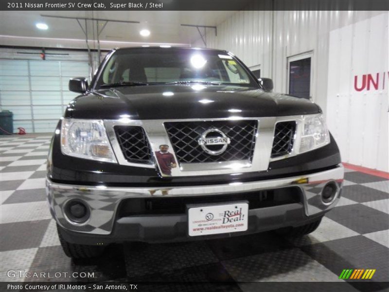 Super Black / Steel 2011 Nissan Frontier SV Crew Cab