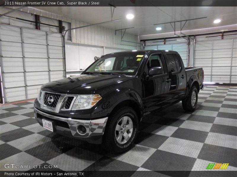 Super Black / Steel 2011 Nissan Frontier SV Crew Cab