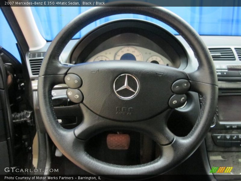 Black / Black 2007 Mercedes-Benz E 350 4Matic Sedan