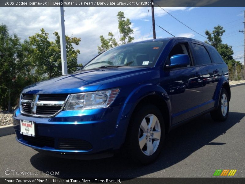 Deep Water Blue Pearl / Dark Slate Gray/Light Graystone 2009 Dodge Journey SXT