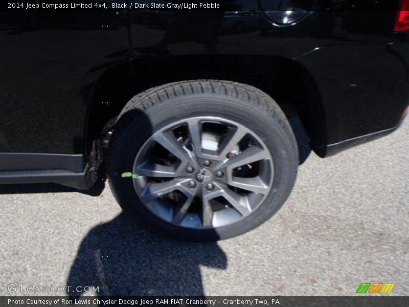 Black / Dark Slate Gray/Light Pebble 2014 Jeep Compass Limited 4x4
