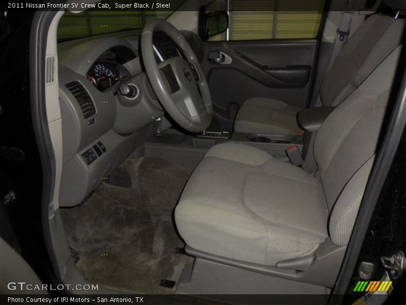 Super Black / Steel 2011 Nissan Frontier SV Crew Cab