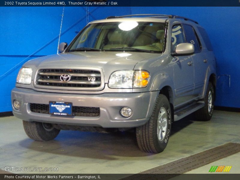 Thunder Gray Metallic / Oak 2002 Toyota Sequoia Limited 4WD