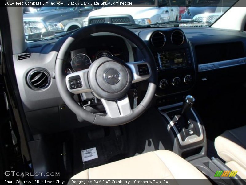 Black / Dark Slate Gray/Light Pebble 2014 Jeep Compass Limited 4x4