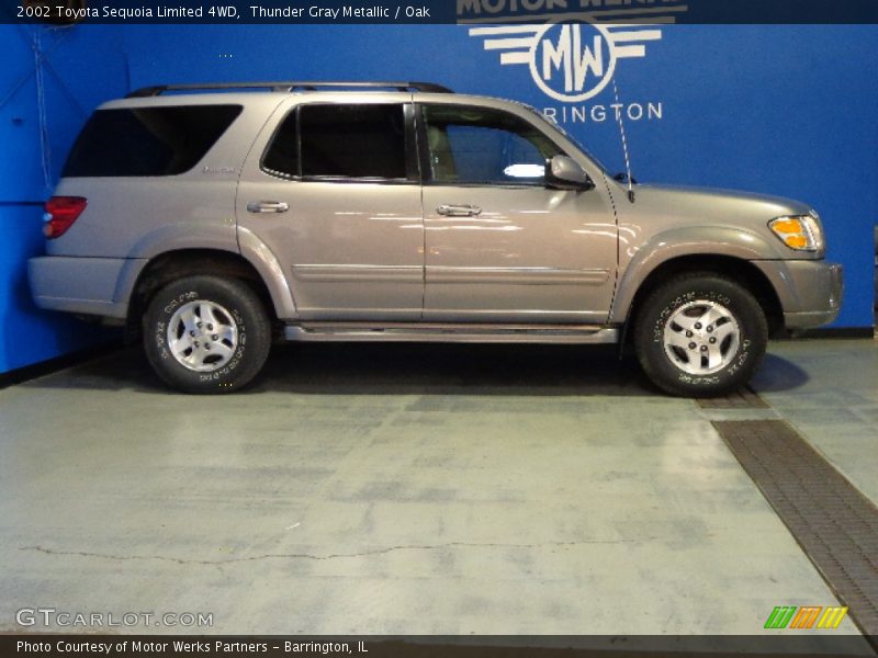 Thunder Gray Metallic / Oak 2002 Toyota Sequoia Limited 4WD