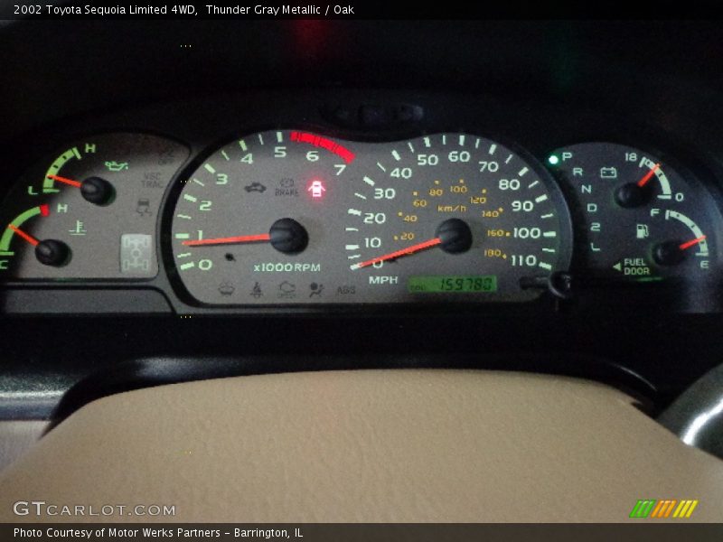 Thunder Gray Metallic / Oak 2002 Toyota Sequoia Limited 4WD
