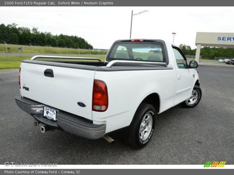 Oxford White / Medium Graphite 2000 Ford F150 Regular Cab