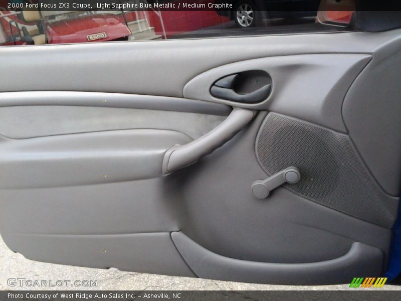 Light Sapphire Blue Metallic / Medium Graphite 2000 Ford Focus ZX3 Coupe