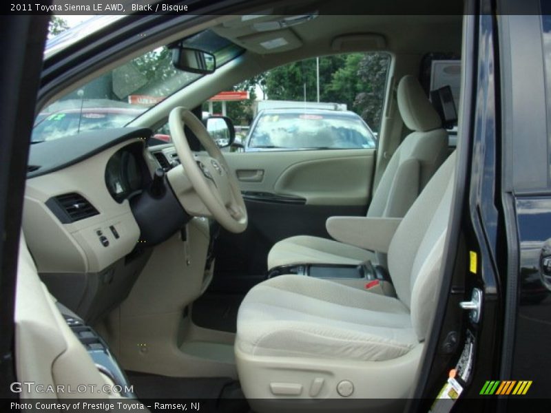 Black / Bisque 2011 Toyota Sienna LE AWD