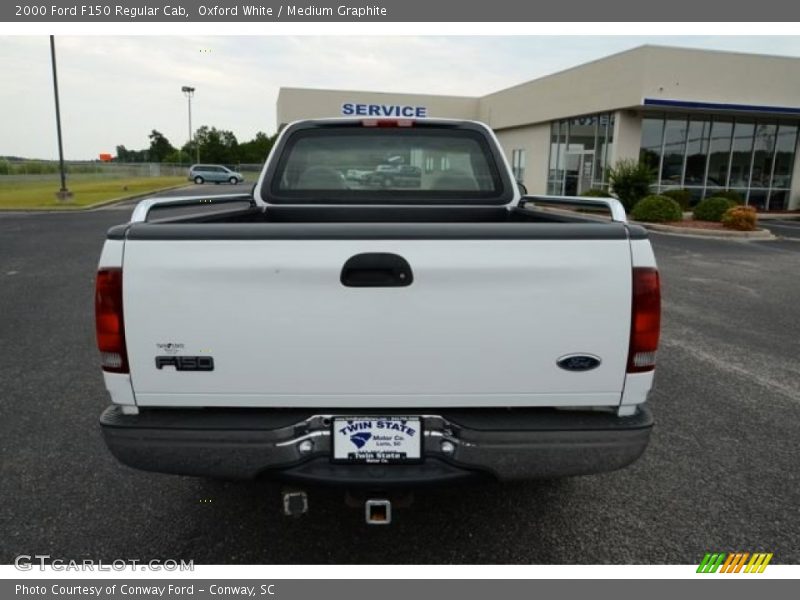 Oxford White / Medium Graphite 2000 Ford F150 Regular Cab