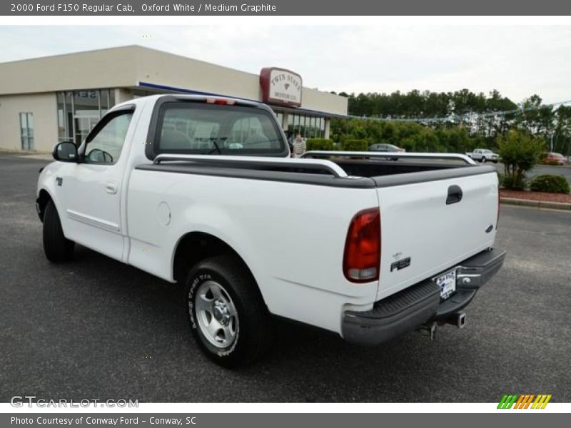 Oxford White / Medium Graphite 2000 Ford F150 Regular Cab