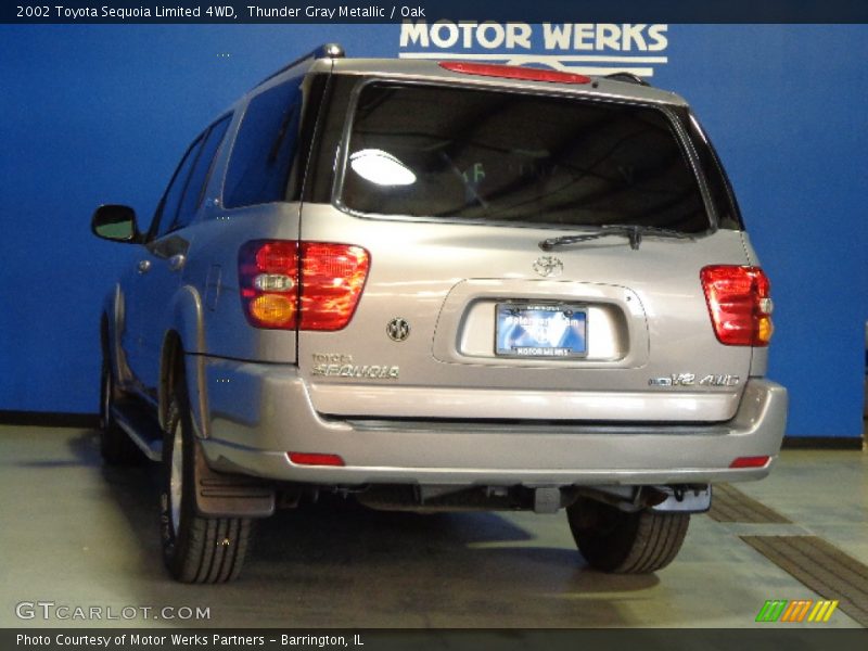 Thunder Gray Metallic / Oak 2002 Toyota Sequoia Limited 4WD