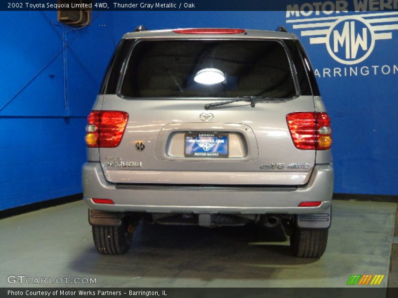 Thunder Gray Metallic / Oak 2002 Toyota Sequoia Limited 4WD