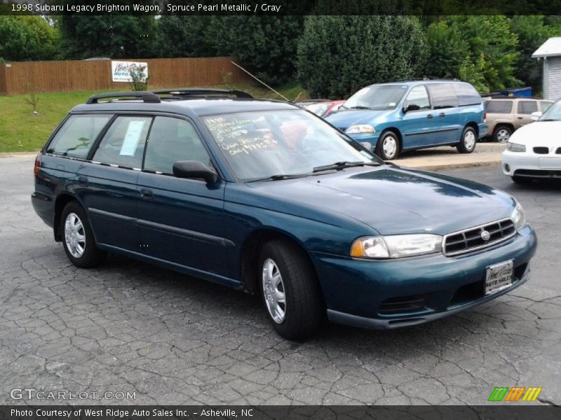 Spruce Pearl Metallic / Gray 1998 Subaru Legacy Brighton Wagon