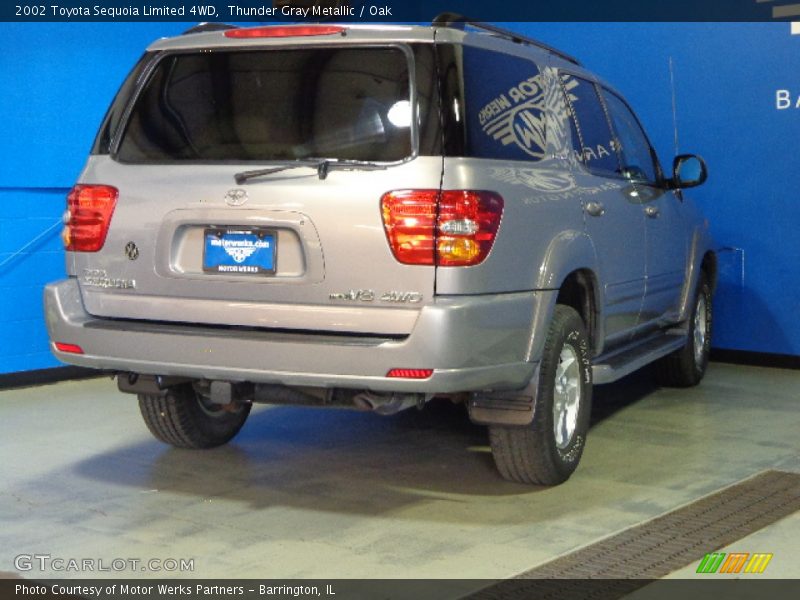 Thunder Gray Metallic / Oak 2002 Toyota Sequoia Limited 4WD