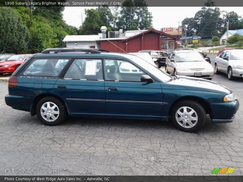 Spruce Pearl Metallic / Gray 1998 Subaru Legacy Brighton Wagon