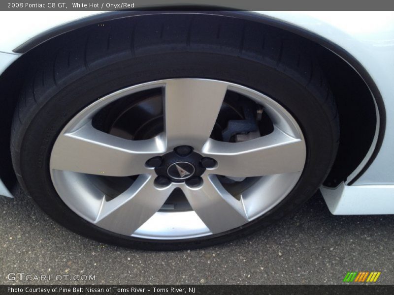 White Hot / Onyx/Red 2008 Pontiac G8 GT