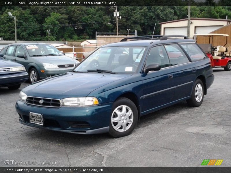 Spruce Pearl Metallic / Gray 1998 Subaru Legacy Brighton Wagon