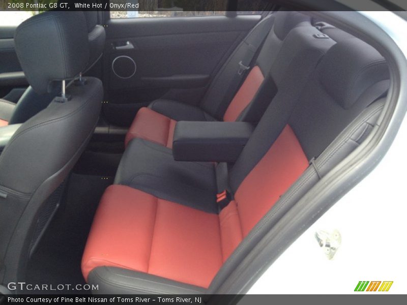White Hot / Onyx/Red 2008 Pontiac G8 GT