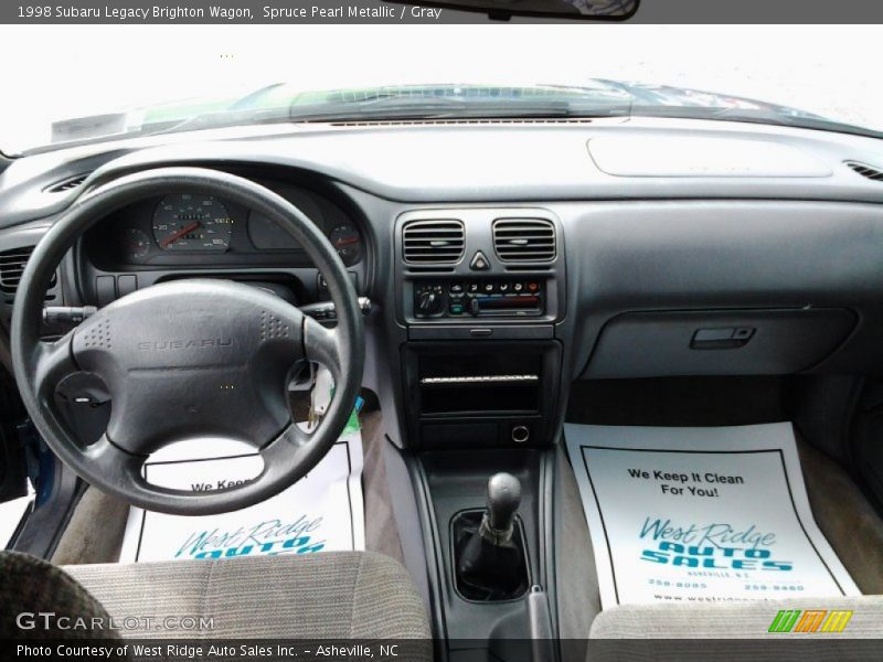 Spruce Pearl Metallic / Gray 1998 Subaru Legacy Brighton Wagon