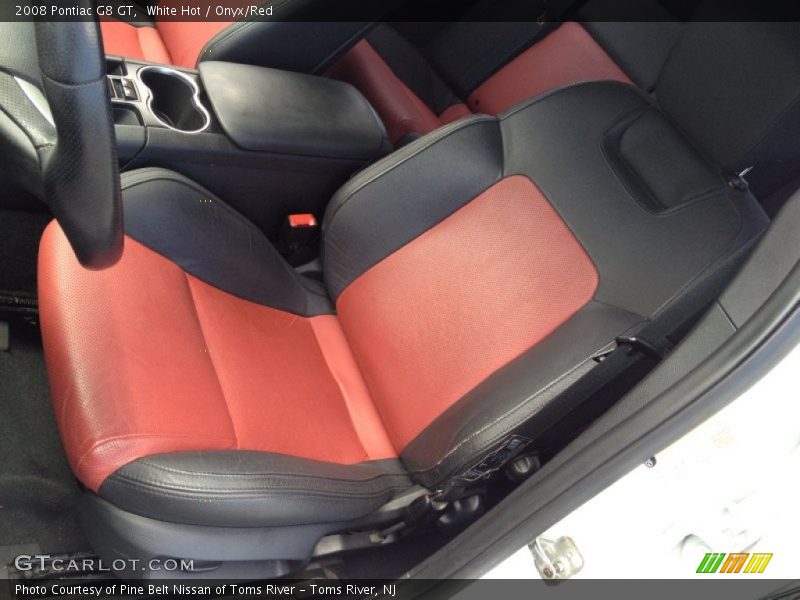 White Hot / Onyx/Red 2008 Pontiac G8 GT