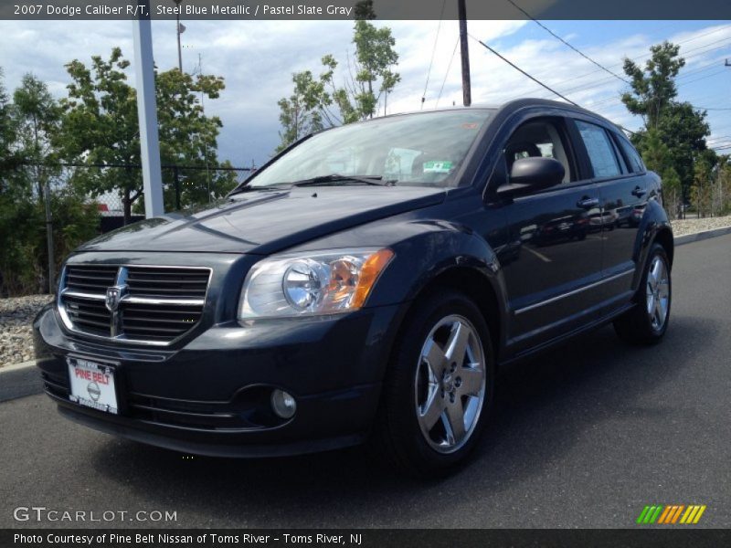 Steel Blue Metallic / Pastel Slate Gray 2007 Dodge Caliber R/T