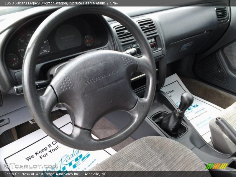 Spruce Pearl Metallic / Gray 1998 Subaru Legacy Brighton Wagon