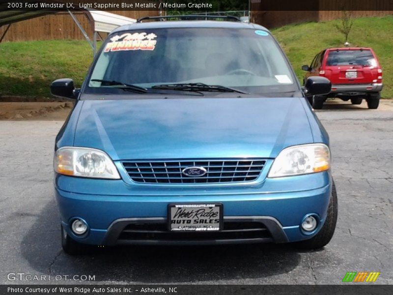 Light Sapphire Blue Metallic / Medium Graphite 2003 Ford Windstar LX