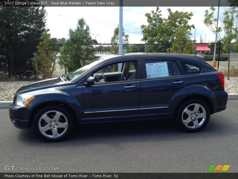 Steel Blue Metallic / Pastel Slate Gray 2007 Dodge Caliber R/T