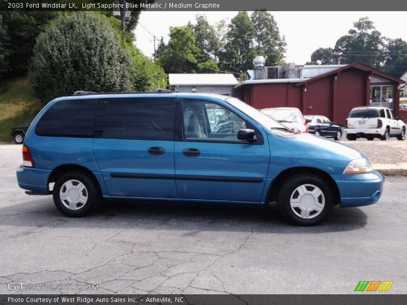 Light Sapphire Blue Metallic / Medium Graphite 2003 Ford Windstar LX